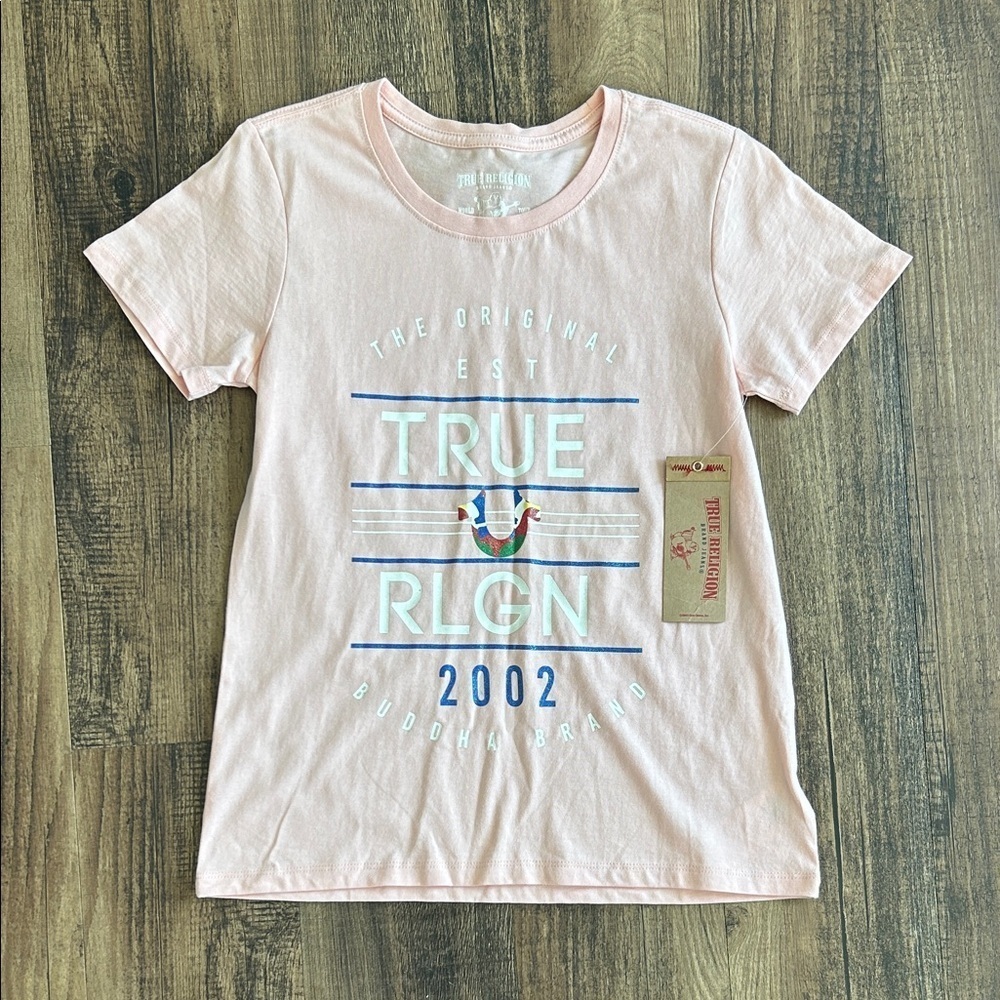 True Religion Kids Light Pink Graphic Tee